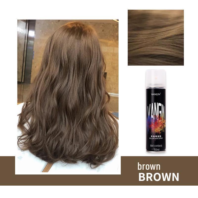 Temporary Washable Hair Dye Spray - One Spray for Black Color