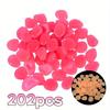 100pcs Glow In The Dark Pebbles, Resin Luminous Stones For Landscape, Garden Paths, Potted Plants, Parks, Aquarium Decor,