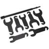 Pneumatic Fan Clutch Wrench Kit 43300 Steel Portable Clutch Wrench Set for General Motors