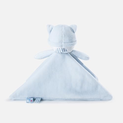 Baby Security Blanket with Plush Lovey, Soft Soothing Blanket with Pink Bunny, Non-Toxic Sleep Aid and Comfort Toy for Newborns and Infant Girls