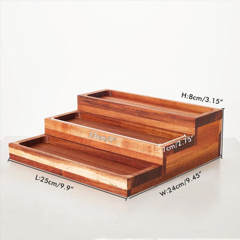 12-Piece Glass Spice Jar Set with Acacia Wood Lids