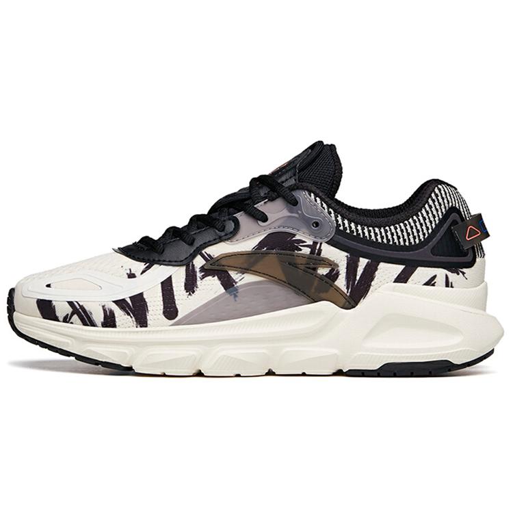 

Anta Breathable Lightweight Wear Resistant Slip Resistant Low Top Running Shoes Men s Black White 41