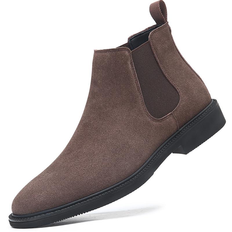 New Men's formal boots Classic minimalist British style Daily leisure business and office Outdoor wedding party White shoes