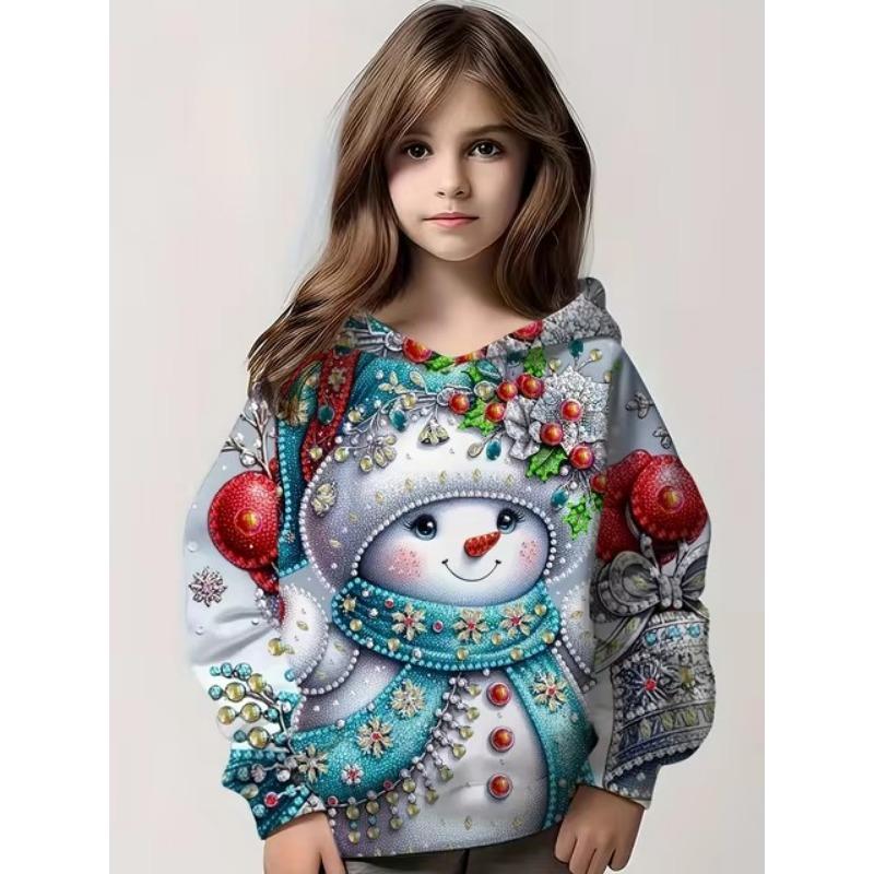 Ursuleț minunat în bomboane hoodies casual confortabile vrac cu mânecă lungă topuri hanorace copii desene animate haine de toamnă și iarnă haine