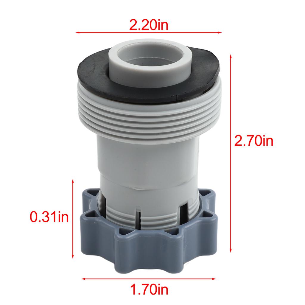 For Pool Equipment 1.5 To 1.25 Inch Adapter Above Ground Pool Setup Effective Water Flow Portable Hose Adapter