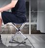 Portable Outdoor Telescopic Folding Camping Chair - Stainless Steel Fishing Stool
