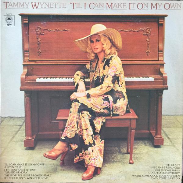 

LP Record TAMMY WYNETTE - Til I Can Make It On My Own PE34075 Epic US Folk Used
