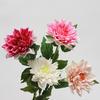 Artificial Dahlias Flower 20 Inch Long Stem Fake Silk Flower for Wedding Bouquets Fall Home Table Decor Floral Arrangements