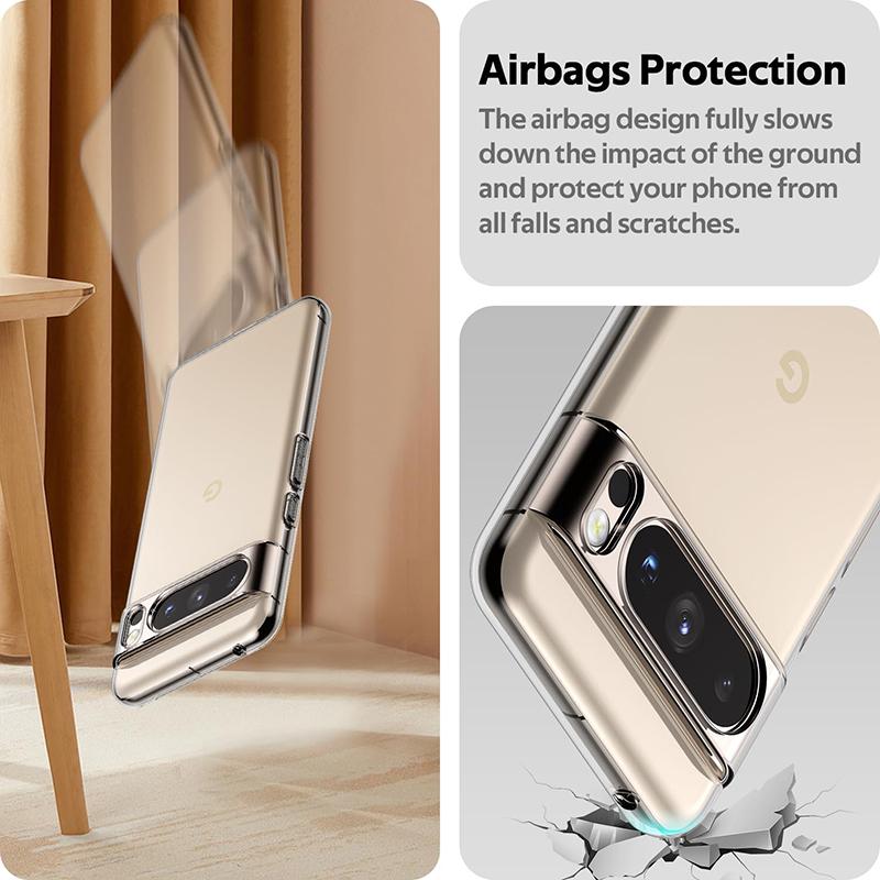 Clear Silicone Case For Google Pixel 8 Pro Case For Pixel 8 Pro 7A 7 Pro 6 6A 7A Shockproof Ultra Thin Back Cover Funda