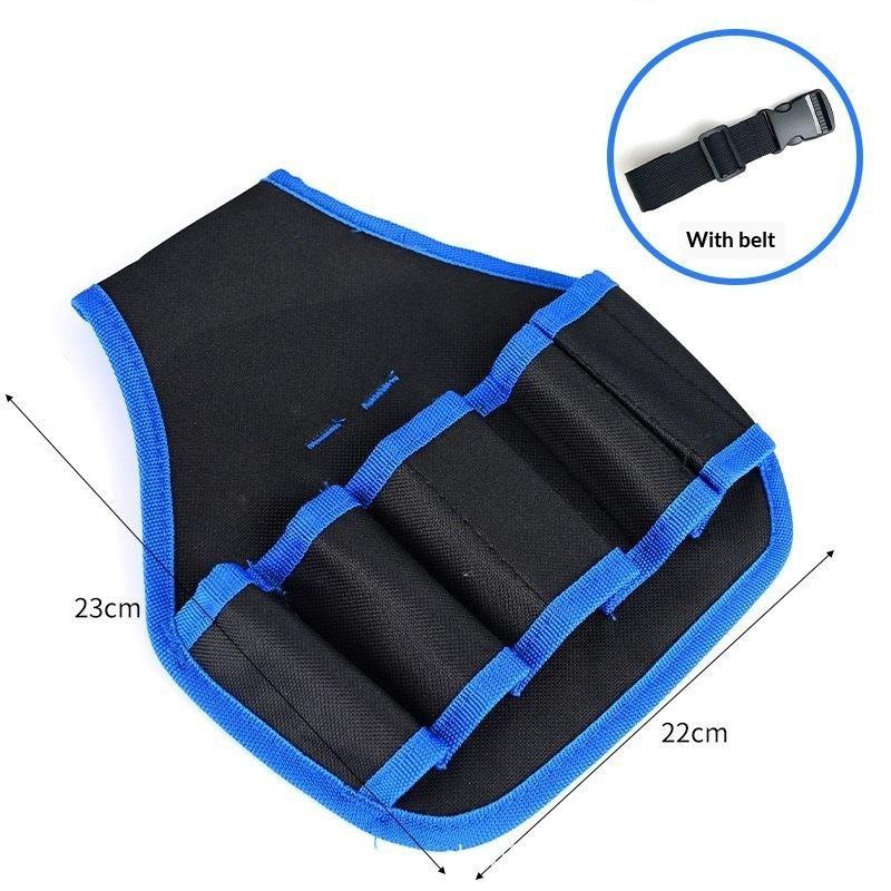 1 Stück Bohrer-Aufbewahrungstasche Einfache Werkzeugtasche zum Umhängen mit Gürtel Multifunktionale Tasche Hüfttasche für Elektriker Reparatur