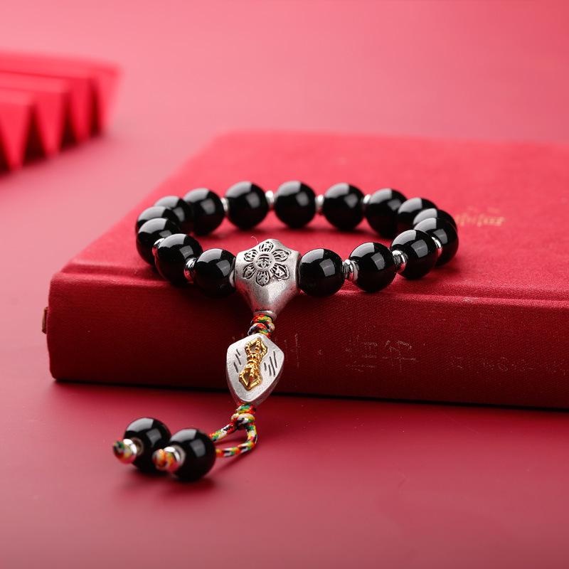 Porcelain Glazed Bracelet In Macaron Grey - Unisex Bangle In Cai Wenjing Style for Couples