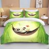 10 sizes CutePanda Bedding 3 Piece Set king size double bed bedding set microfiber or polyester duvet cover set  bedroom bed set
