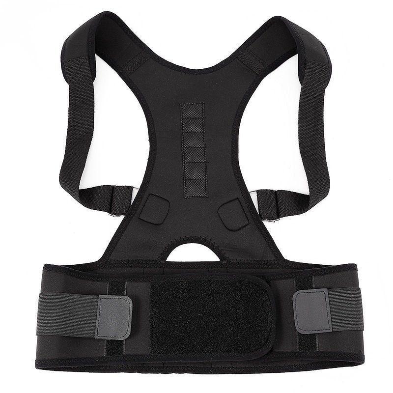 

Magnetic Therapy Adult Back Corset Shoulder Lumbar Posture Corrector Bandage Spine Support Features Belt Back Region Support Posture Correct S