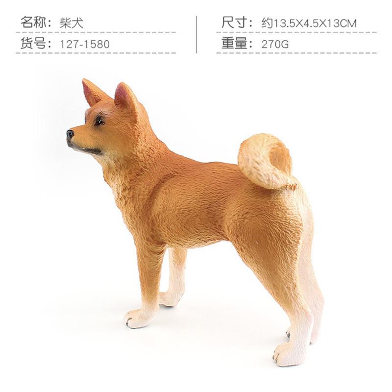 Lifelike Plastic Dog Models Featuring Shiba Inu Labrador Retriever And Tibetan Mastiff Great For Home Decor And Children's Learning Activities