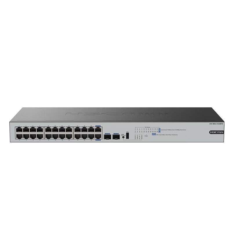 H3C Mini S1226FX 24-Port Gigabit Ethernet Switch with 10G SFP+