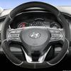 Skórzana Pokrowiec na Kierownicę Samochodową dla Hyundai I30 Tucson Ioniq N Grand I10 Elantra I30n I20 Ix35 Palisade Ix20 Kona Santa fe