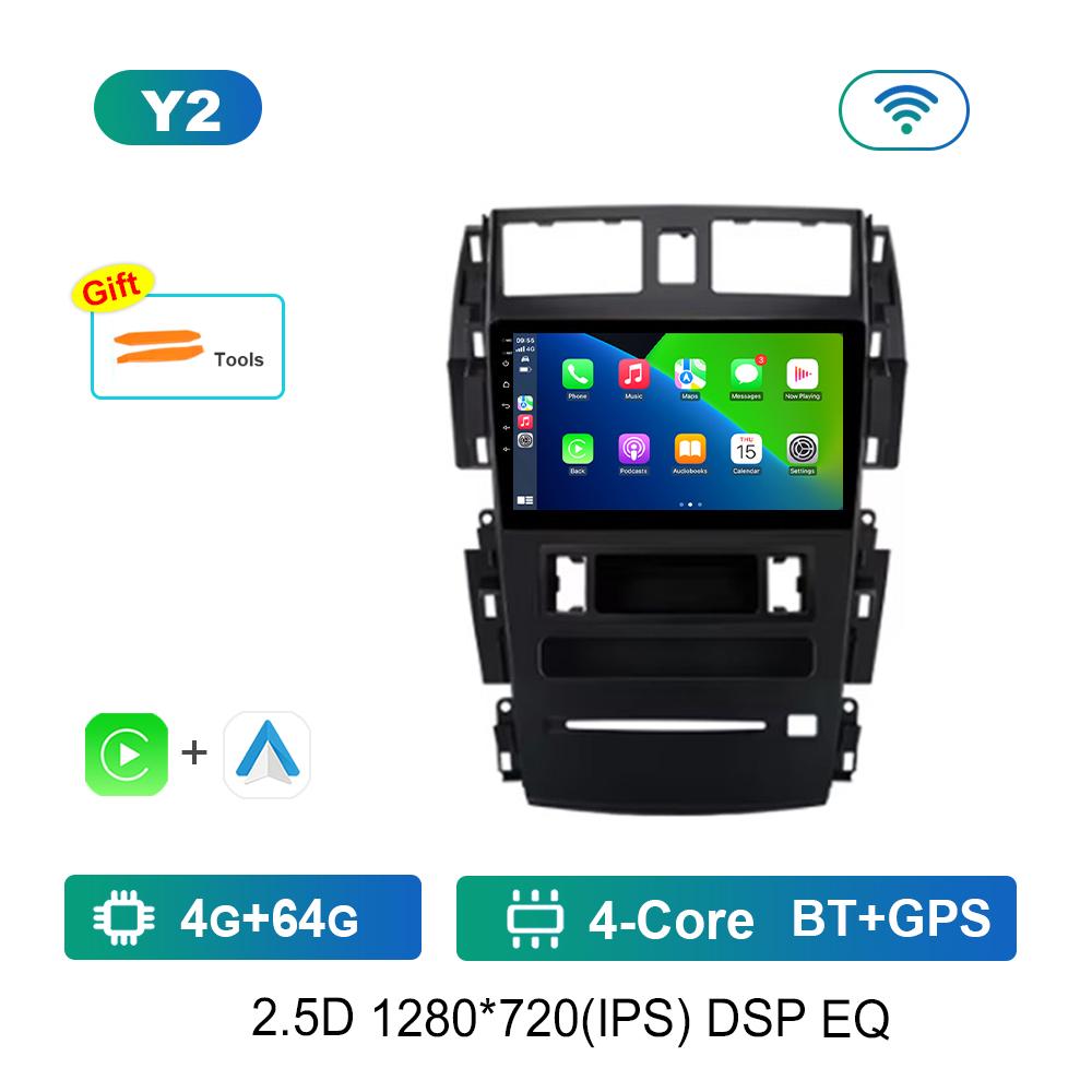 9'' Car Radio Multimedia Player Android System 4G for Nissan Teana J31 2004 - 2007 Carplay GPS Navi WiFi HD Screen DSP Stereo