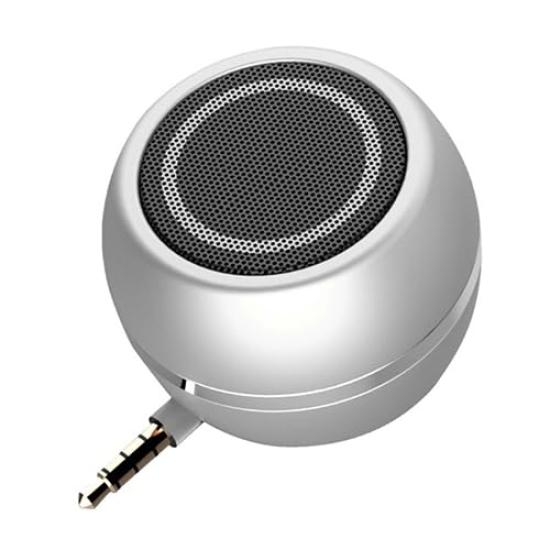 Portable Wired Speaker with Earphone USB Compact Mini Speaker for and PCs Jack, Charging, Smartphones, Tablets,