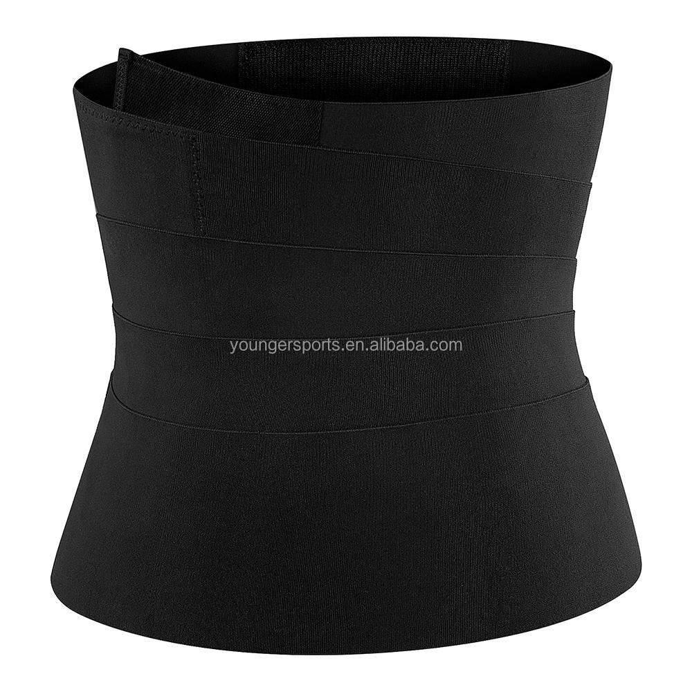 Custom Snatch Bandage Tummy Belly Wrap Around Waist Trainer Belt Bands Belt Waist Wrap Waist Trainer S чёрный