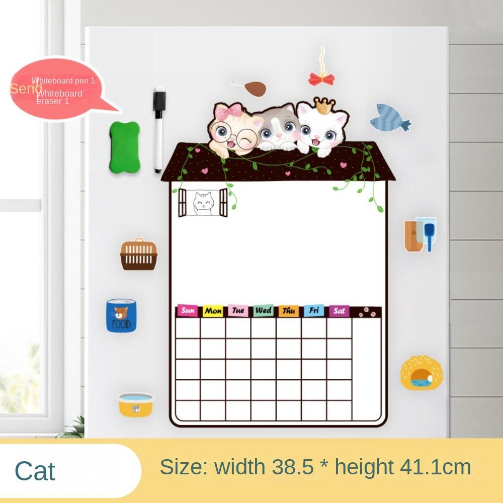 Refrigerator Sticker Message Board Customizable Erasable  Tips Magnetic Memento Board Memento Small Whiteboard Writing Pad