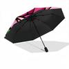 1pc Rose Window Automatic Open/Close Umbrella Compact Folding Umbrella, All-Season Portable Umbrella for Women/Men F1124171