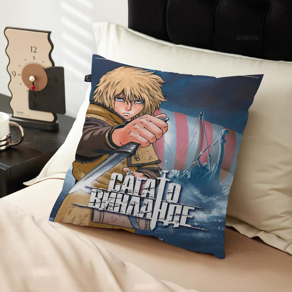 Vinland Saga Personalized Pillow Dust Cover Bedroom Kids Party Decoration Pillowcase Birthday Children Gift