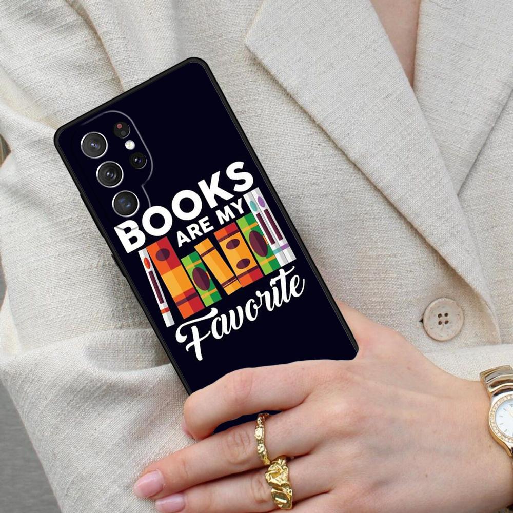 Book Lover Case Cell Phone Case for Samsung Galaxy S26 Ultra S25 S24 S23 S22 S21 S20 Note10 Cover