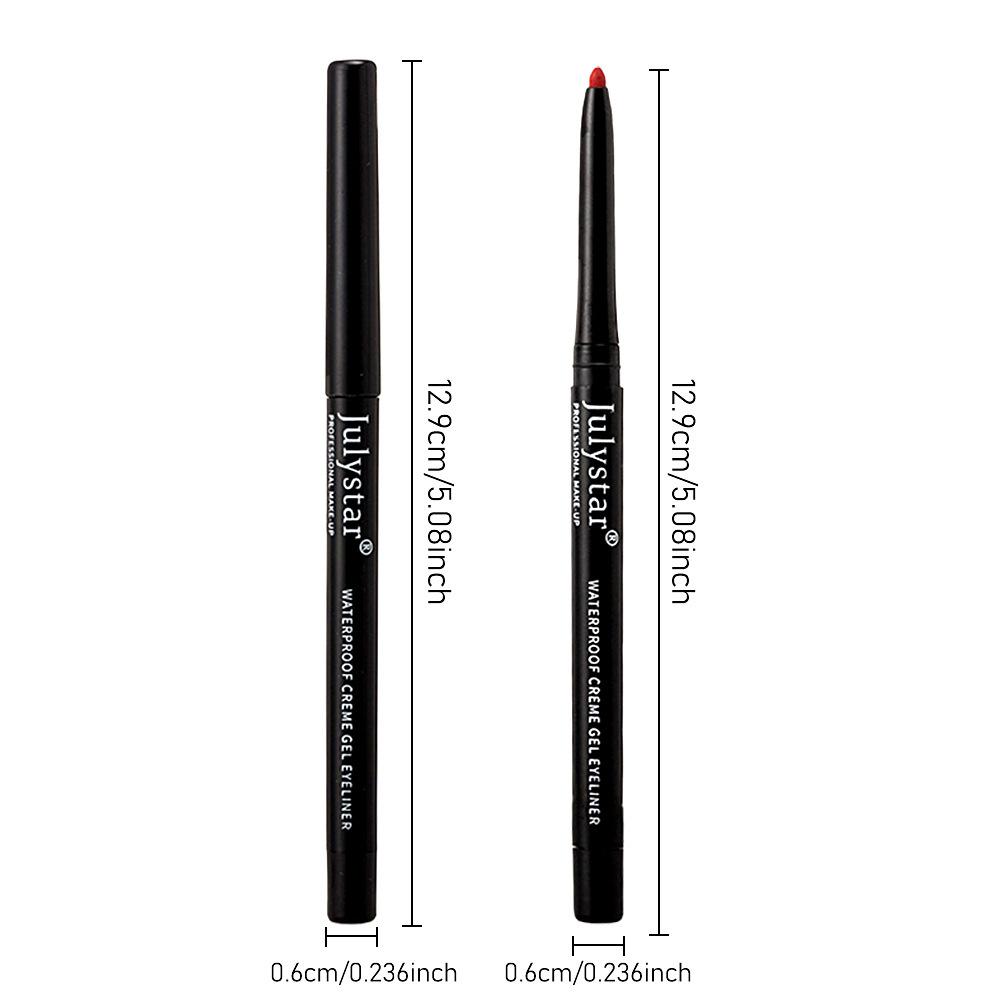 9 Colors of Colorful Eyeliner Pencils, Long-lasting, Waterproof and Non-smudged, Suitable for All Scenes and Can Be Used By All People
