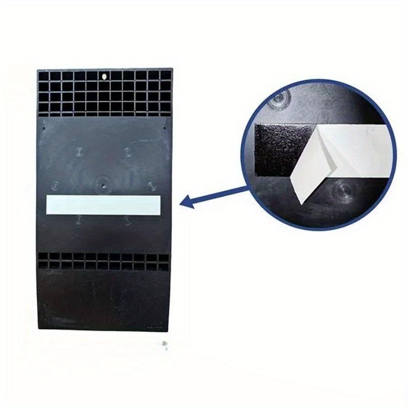 [Durable PE Material Parking Aid] 1pc Anti-Slip Car Parking Guide Mat, Universal Fit for Garage Vehicle Safety & Precision Parking Aid