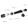 1-5PCS Mini LED Light Penlight Flashlight White/Purple Torch Pen Light with Clip Torch Lamp Batteries Not Included