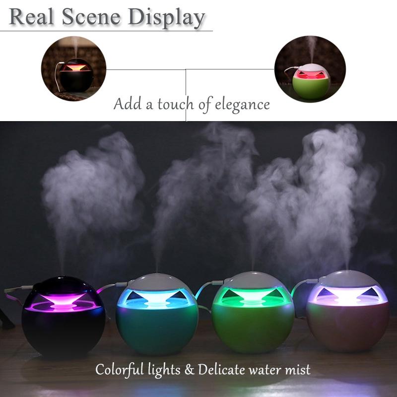 450ML Ball Humidifier Aroma Diffuser Mini For Baby Home Office Essential Oil Diffuser Air Usb Ultrasonic Humidifier
