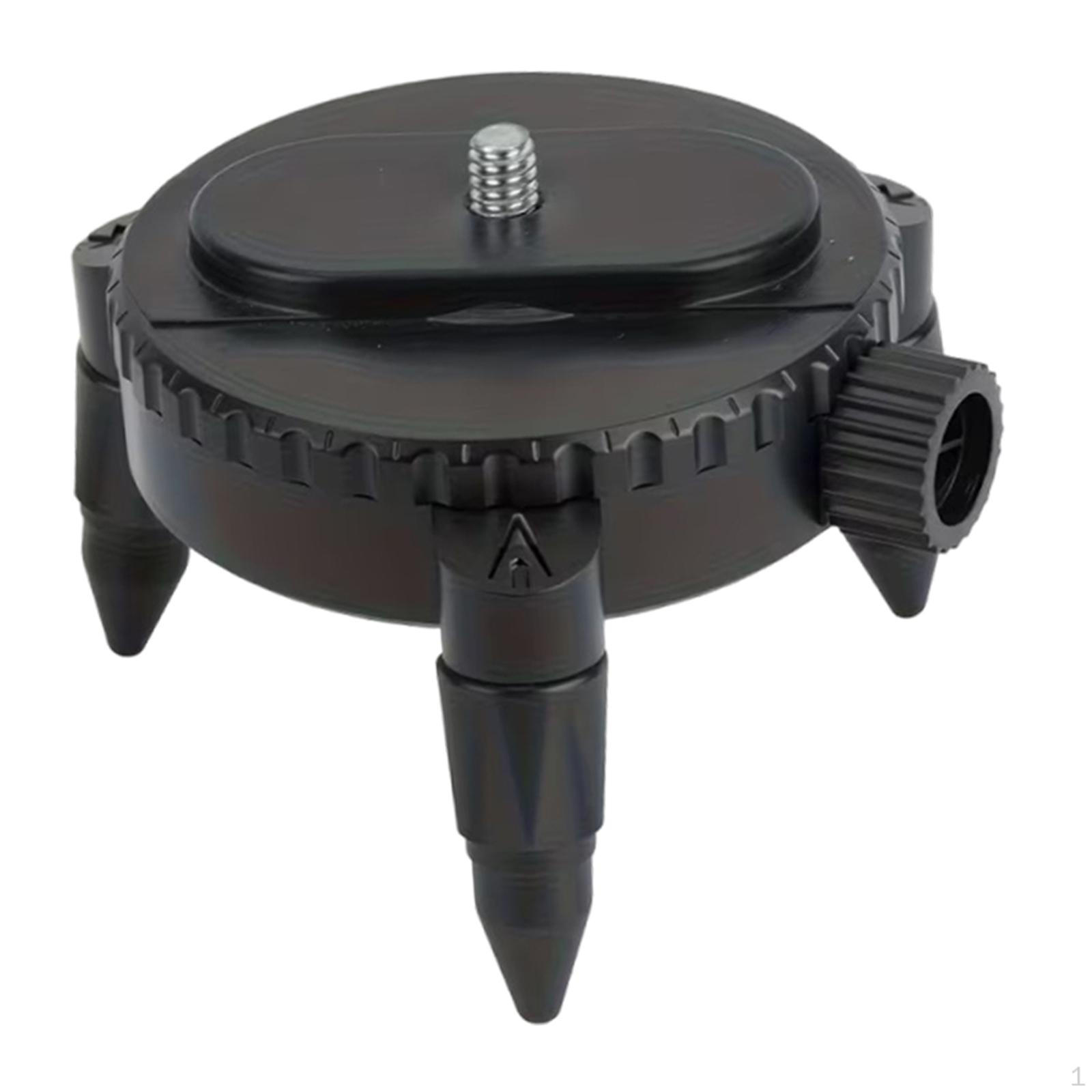 

Level Tripod Adapter Micro Adjustment Sturdy Lightweight for 8 Line/12 Line Portable Degree