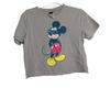 Disney Mickey Mouse Size S Gray Graphic T-Shirt