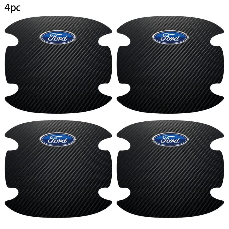 

Car Door Bowl Handle Protective Sticker Anti-collision Scratch-resistant Protection Stickers For Ford MK2 MK3 Ranger Mondeo MK4