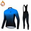 2026 Winter Fleece Warm Cycling Suit, Cycling Suit Fleece Winter Long-sleeved Cycling Suit Tour De France Team Version Cycling Suit Cover