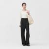 Pleatsmama Big Shoulder Bag Ivory