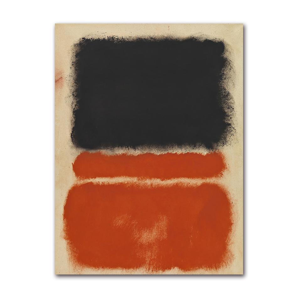 Famoso Poster di Opera d'Arte Astratta Colorata di Mark Rothko Pittura su Tela Arte Moderna da Parete Per Galleria Soggiorno Decorazione Casa