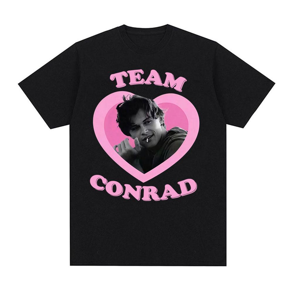 Team Conrad Cousins Beach Vintage Graphic T Shirt Women Clothing Fashion Gothic T-shirt Cotton Casual Short Sleeve T-shirts