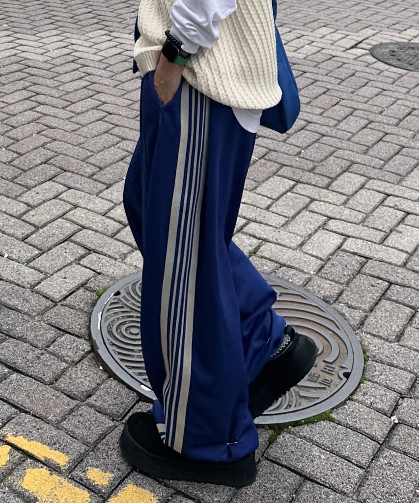 ELIMENO El Basic Cut-Out Taping Track Pants 2 Colors