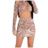 Missy Empire Womens/Ladies Abstract Marble Mini Skirt