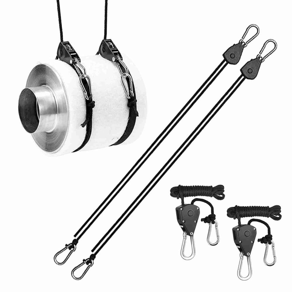 10 Pcs Nylon with Aluminum Handles Adjustable Rope Hangers Flexible Cord Hooks Hanging Equipment