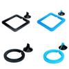 Aquarium Feeding Ring Fish Tank Station Floating Food Plate Supplies Square Round Accessories Fish Food Feeder Suction Cup