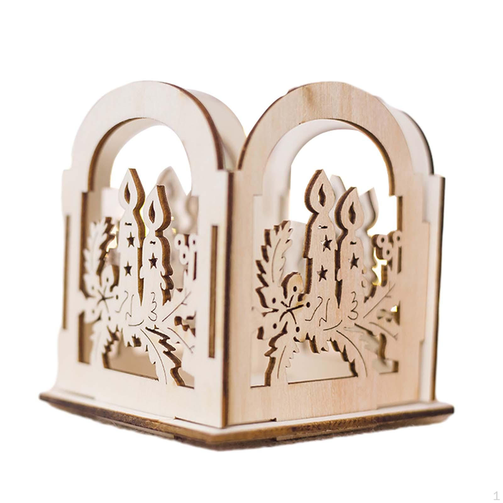 

Подсвечник, центральный элемент, подсвечник, деревянные подставки для рождественских подарков Candle