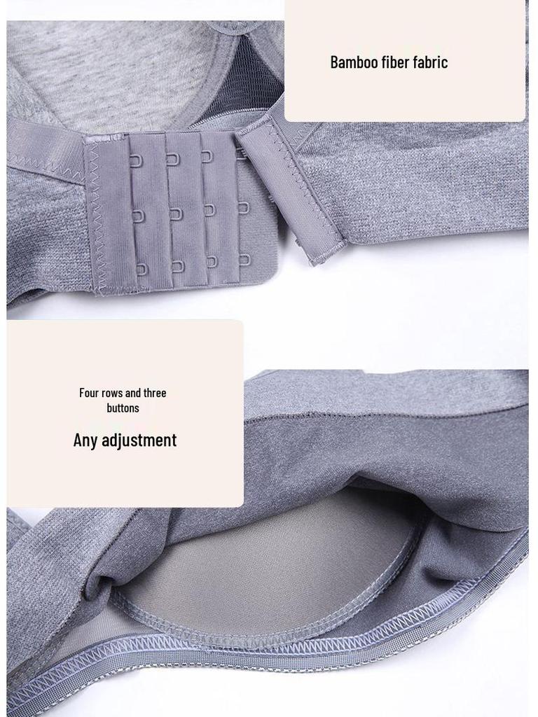 Wire-Free Maternity Nursing Bra: Thin Cup, Front-Opening, One-Piece Design for Pregnancy & Breastfeeding