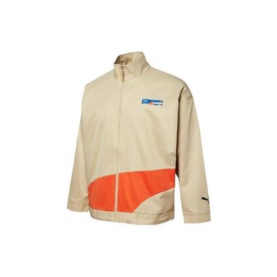 ROARINGWILD X Oversized Logo Sports Woven Jacket Men Jacket Pebble-Pattern 532591-20
