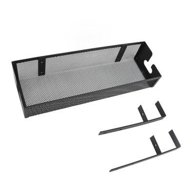 Kabelmanagement-Schale für unter den Schreibtisch Kohlenstoffstahl Aufbewahrungskorb für unter den Schreibtisch Kabel-Organizer mit Klemme für Büro Zuhause Schwarz