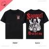 Klassischer Y2K Gothic Style T-Shirt Print Oversized T-Shirt High Street Shirts Gothic Rundhals Baumwoll-Tops Neues Herren Damen T-Shirt