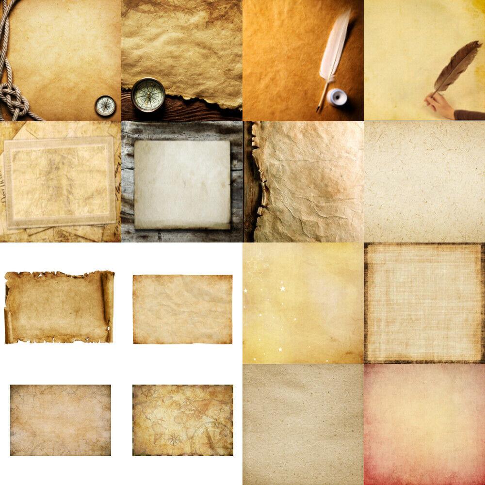 Vintage Kraft Paper Photography Background Cloth Wall Tapestry Art Science Fiction Room Home Decor Decor Blanket