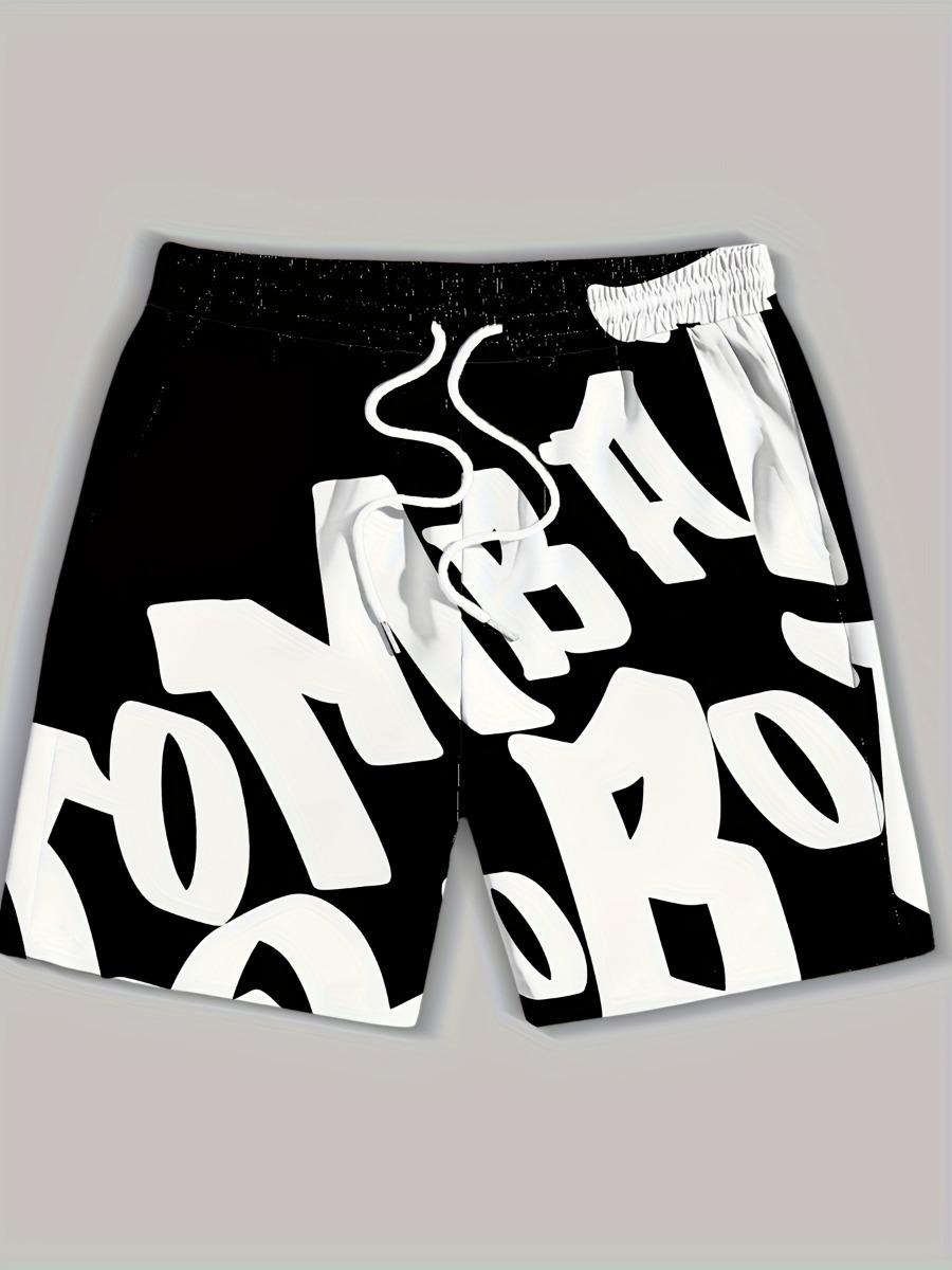 

Летние Новые Мужские Шорты Быстросохнущие Дышащие Спортивные Шорты и Повседневные Сетчатые Шорты с 3D Принтом и Буквами 6XL