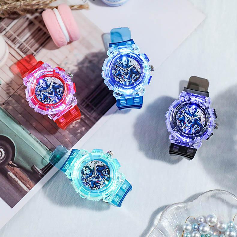 Ultraman Led Luminous Watch Children's Cartoon Elementary School Student